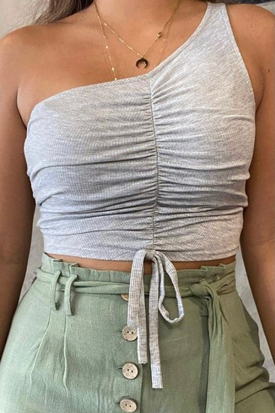 Scrunchy Crop top