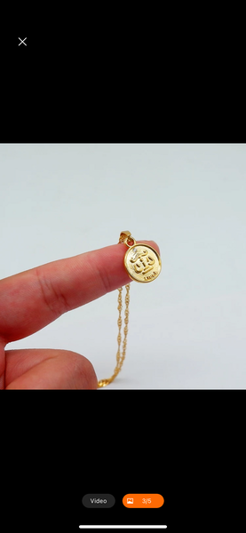 Zodiac sign necklace