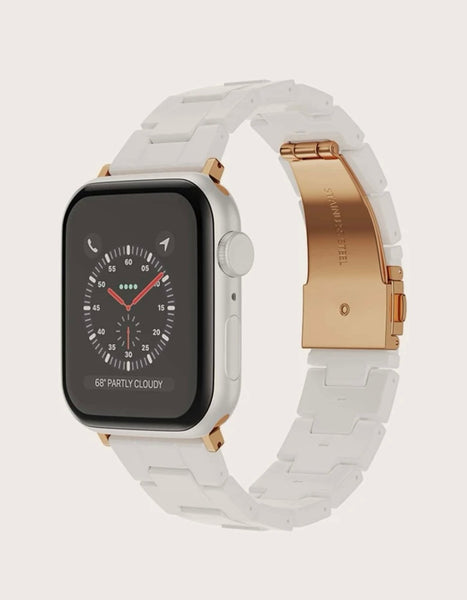 White and Gold Band